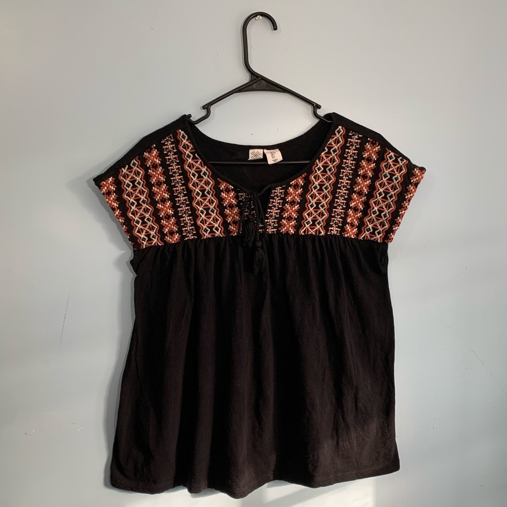 Artisan NY Beaded/Embroidered Top